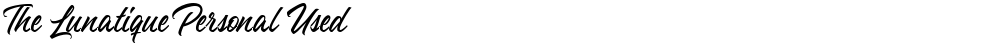 The Lunatique Personal Used