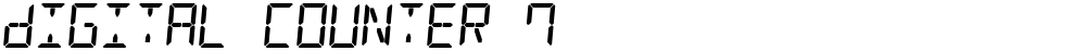 Digital Counter 7