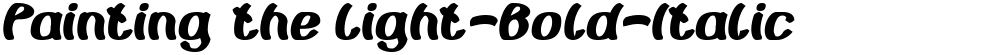 Painting the Light-Bold-Italic