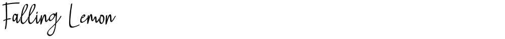 Falling Lemon