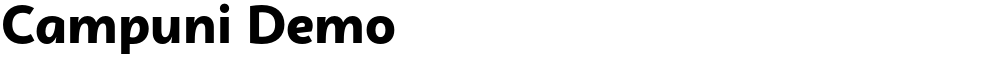 Campuni Demo