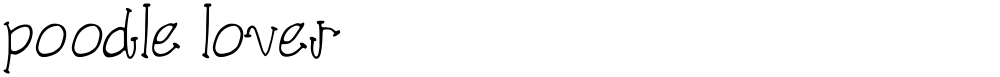 poodle lover
