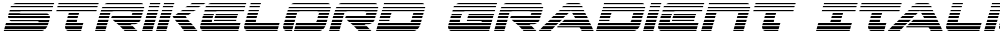 Strikelord Gradient Italic