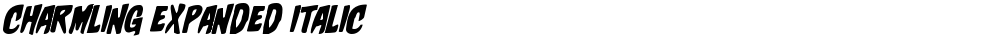 Charmling Expanded Italic