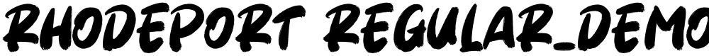 Rhodeport Regular_DEMO