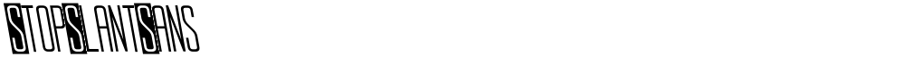 StopSlantSans