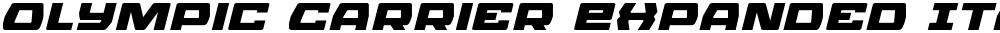 Olympic Carrier Expanded Italic