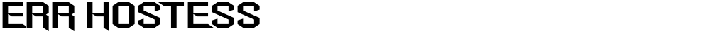 Err Hostess