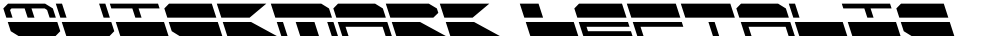 QuickMark Leftalic
