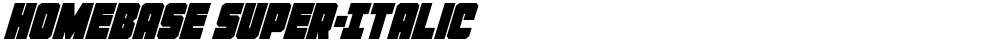 Homebase Super-Italic