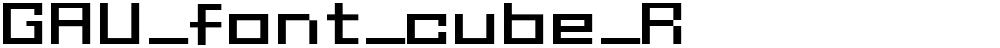 GAU_font_cube_R