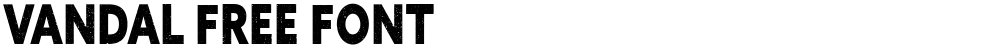 VANDAL Free Font