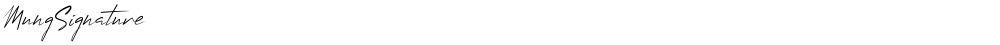 MungSignature