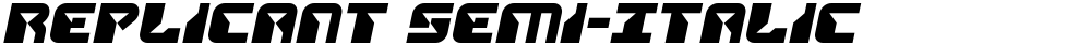 Replicant Semi-Italic