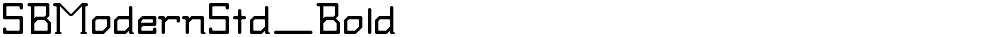 SBModernStd_Bold