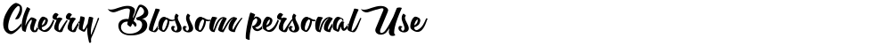 Cherry Blossom personal Use
