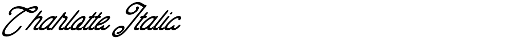Charlotte Italic