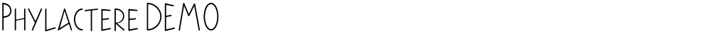 Phylactere DEMO
