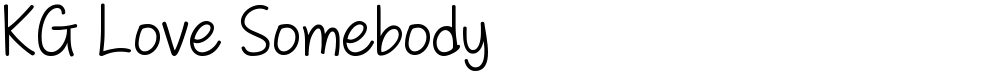 KG Love Somebody