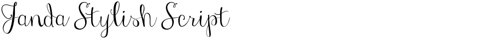 Janda Stylish Script