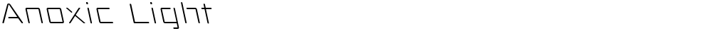 Anoxic Light