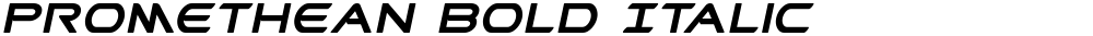 Promethean Bold Italic
