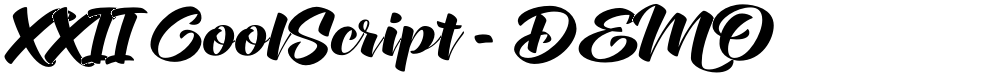 XXII CoolScript - DEMO