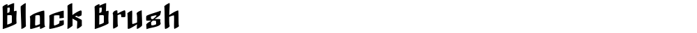 Black Brush