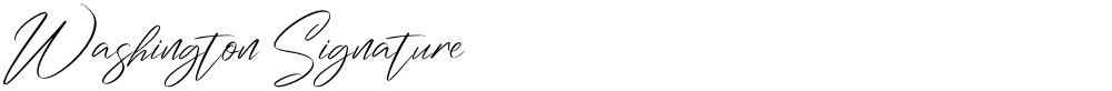 Washington Signature