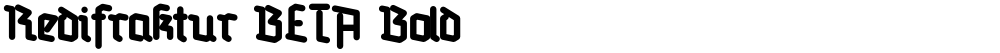 Redifraktur BETA Bold