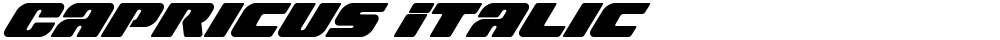 Capricus Italic