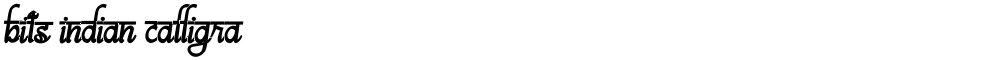 bits indian calligra