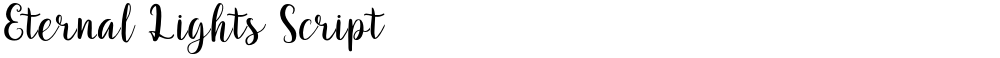 Eternal Lights Script