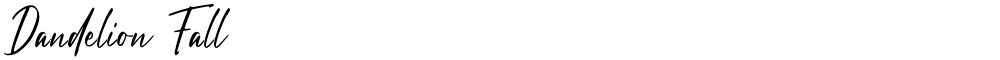 Dandelion Fall