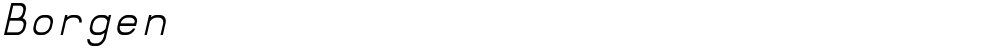 Borgen