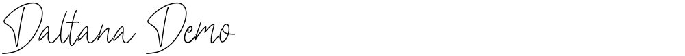 Daltana Demo