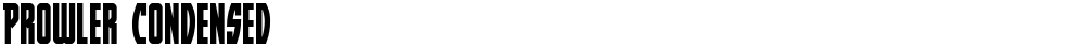 Prowler Condensed