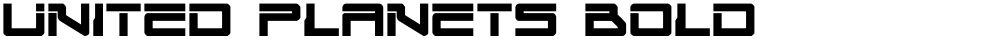 United Planets Bold