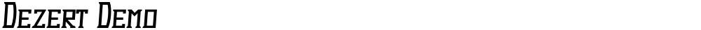 Dezert Demo