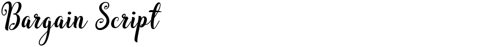Bargain Script