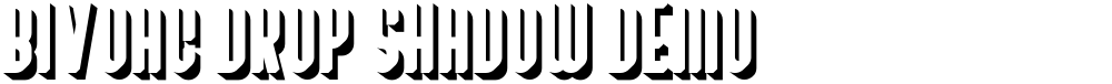Bivoac Drop Shadow Demo