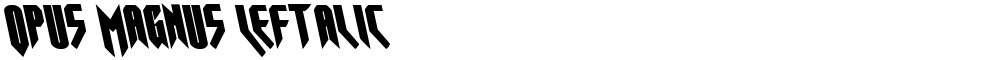 Opus Magnus Leftalic