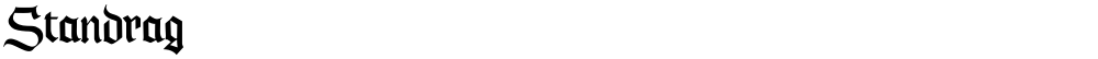 Standrag
