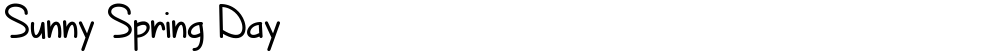 Sunny Spring Day