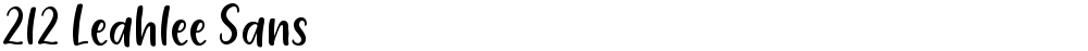 212 Leahlee Sans