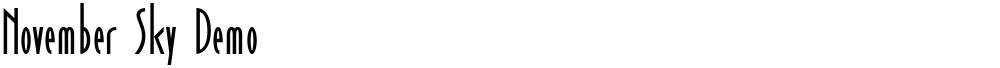 November Sky Demo