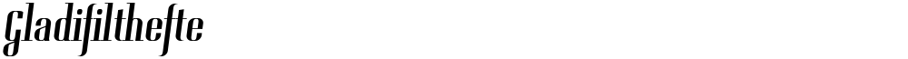 Gladifilthefte
