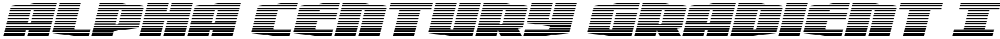Alpha Century Gradient Italic