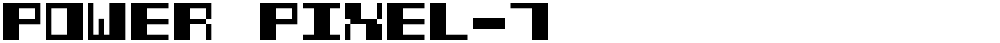 Power Pixel-7