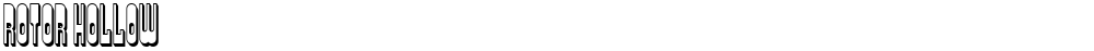 Rotor Hollow